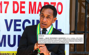 JEE inicia procedimiento sancionador contra candidato John Vargas por omitir una sentencia en su hoja de vida