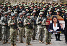 Presidenta Keiko Fujimori anuncia que Fuerzas Armadas reforzarán la seguridad ciudadana en las calles