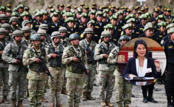 Presidenta Keiko Fujimori anuncia que Fuerzas Armadas reforzarán la seguridad ciudadana en las calles