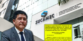 Designan a nuevo superintendente nacional de la Sucamec