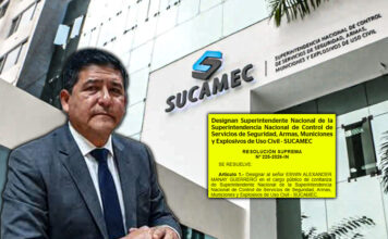 Designan a nuevo superintendente nacional de la Sucamec