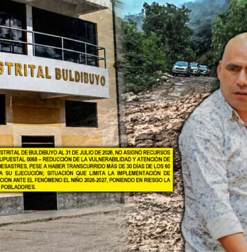 Municipio de Buldibuyo no asignó recursos para prevenir el Fenómeno El Niño