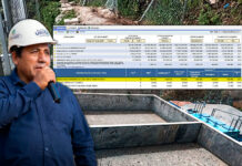 Denuncian que obra inconclusa en Parcoy ya fue pagada en su totalidad por gestión de Alfredo Uriol