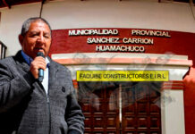 Empresa favorita de la gestión de Santos Ruiz ya obtuvo más de S/ 250 mil del municipio de Sánchez Carrión