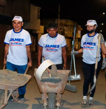James Pérez lidera jornadas de limpieza y recuperación de espacios públicos en Florencia de Mora