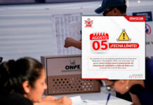 Hoy vence el plazo para renuncias de candidatos y listas ante el JNE para ERM 2026