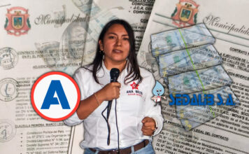 Candidata constructora del APRA gana obras millonarias con gestiones de APP y en Sedalib
