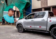 Peculado de uso: alcalde de Huayo es captado usando camioneta municipal en obra privada