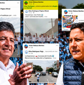 Exalcalde apepista Víctor Rebaza promociona candidatura de Elías Rodríguez AL GORE