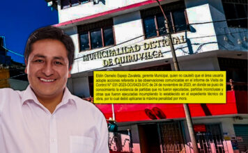 Candidato Eldin Espejo no aclara responsabilidad en perjuicio de S/ 264 mil en municipio de Quiruvilca