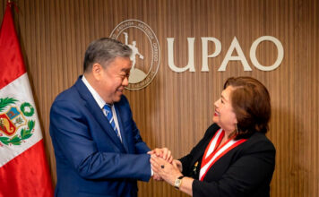 Embajador de China visitó la UPAO y anunció futuras alianzas académicas para los estudiantes