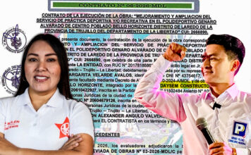 Empresa de candidata aprista también hizo negocios con gestión de Podemos Perú en Laredo