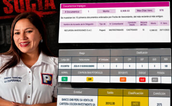 Sandra Terrones habla de “guerra sucia” pero no aclara sus problemas financieros con deudas de miles de soles