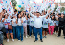 Wilmer Sánchez lanza su candidatura desde el ancestral Cerro Cabras en La Esperanza