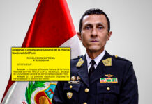 Oficializan designación de Fredy López como comandante general PNP