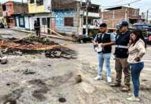 Alcaldesa Sandra Díaz supervisa puntos críticos por colapso de desagües en Salaverry
