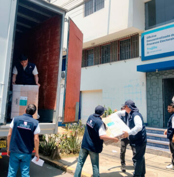 ODPE Trujillo recibe material electoral para comicios del 4 de octubre