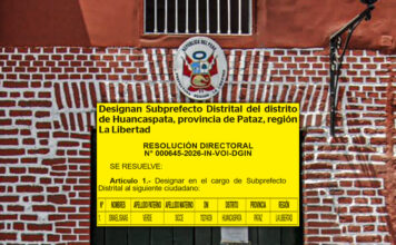 Mininter: designan nuevo subprefecto distrital de Huancaspata
