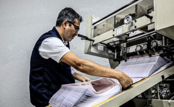 ERM2026: ONPE comenzó impresión de cerca de noventa mil actas electorales