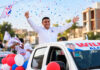 Esperancinos expresan respaldo a Wilmer Sánchez con inmensa caravana en Manuel Arévalo