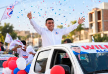 Esperancinos expresan respaldo a Wilmer Sánchez con inmensa caravana en Manuel Arévalo