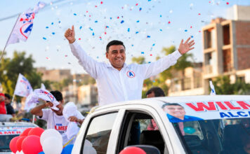 Esperancinos expresan respaldo a Wilmer Sánchez con inmensa caravana en Manuel Arévalo