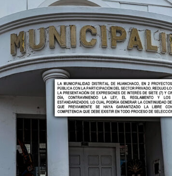 Municipio de Huanchaco redujo a un día plazos para participar en dos procesos y restringió la competencia