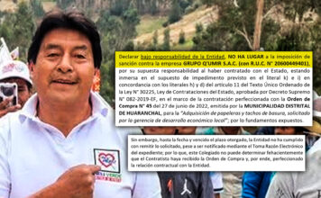 Empresa vinculada a Helí Verde contrató con el Estado pese a impedimento y se salvó de sanción