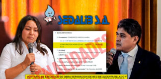 Sedalib ratifica penalidades a empresa de Ana Belén por obra que ejecutó en El Porvenir