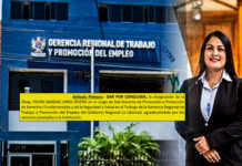 Retiran a Freyni Uriol Rivera del cargo de subgerente de Protección de los Derechos Fundamentales de La Libertad