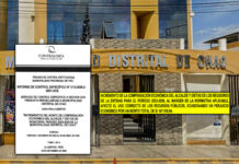 Detectan perjuicio de s/ 147 mil por incremento prohibido de remuneraciones en municipio de Chao