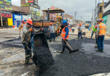 Intervención en la avenida Perú registra un 65% de avance
