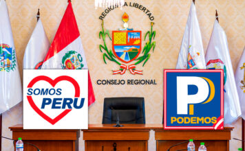 Podemos Perú y Somos Perú se disputan el control del Consejo Regional de La Libertad