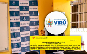 Red Integrada de Salud Virú: encargado de Logística no cuenta con certificación OECE