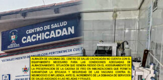 Contraloría advierte deficiencias en la cadena de frío de vacunas en Centro de Salud Cachicadán