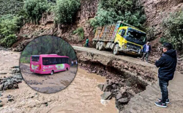 Lluvias intensas ponen en riesgo a distritos de la sierra de La Libertad