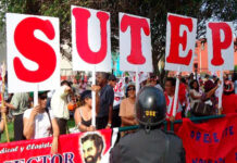 Sutep anuncia paro de 24 horas en La Libertad para el 29 de octubre