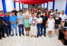 Wilmer Sánchez celebra el triunfo en el distrito de La Esperanza