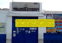 Tribunal anula licitación de más de S/ 300 mil en la Gerencia de Transportes de La Libertad