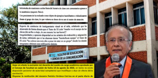 UNT: decano de Facultad de Educación pretende que docente acusado de acoso siga dictando clases