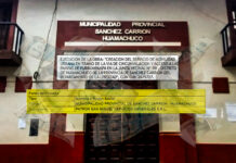 Por segunda vez apelan licitación de más de S/ 5 millones en el municipio de Sánchez Carrión