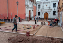 Trujillo: embellecimiento de la plazuela La Merced tiene el 50% de avance