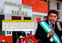 Tribunal anula licitación de más de S/ 1.5 millones en municipio de Marcabal